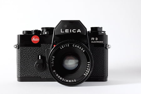 black Leica R3 Electronic DSLR camera thumbnail