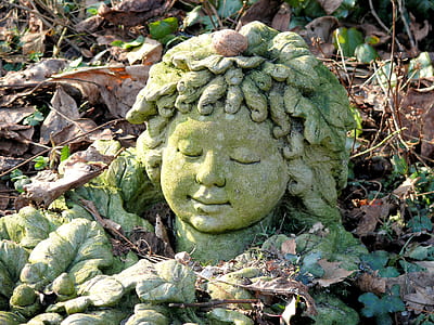 green girl bust on ground thumbnail