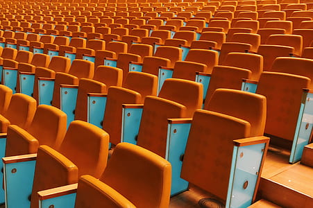 orange theater chair lot thumbnail