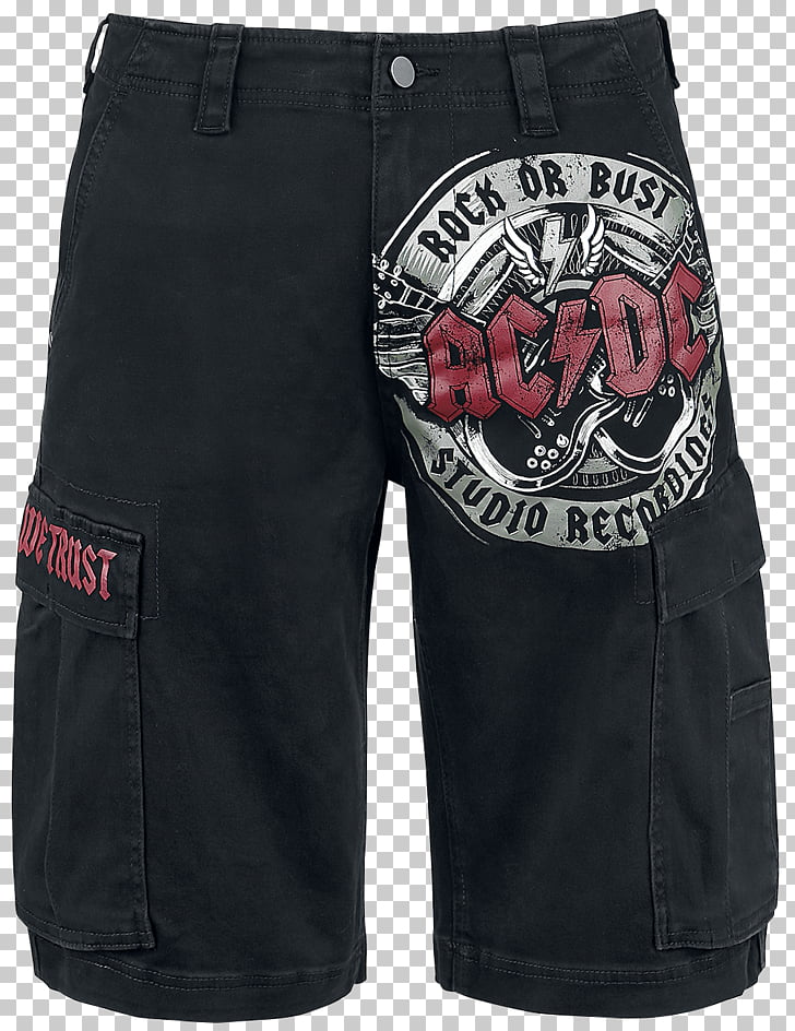 Rock Or Bust T Shirt Cargo Pants Ac Dc T Shirt Png Clipart Free Cliparts Uihere