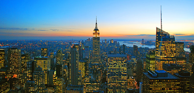 aerial photography of New York City thumbnail