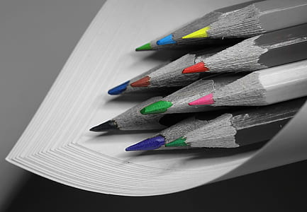 selective color of pencils thumbnail