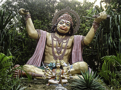Hanuman Hindu God in Delhi, India thumbnail