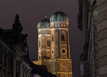 brown concrete cathedral during nighttime thumbnail