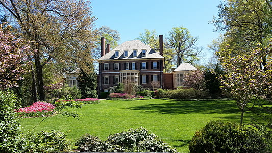 brown house surrounded by trees thumbnail
