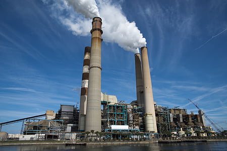 white and gray concrete power plant thumbnail