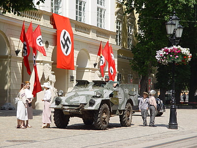 military truck on road thumbnail