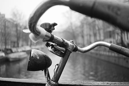 bicycle handlebar on macro shot thumbnail
