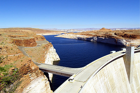 aerial photo of water dam thumbnail