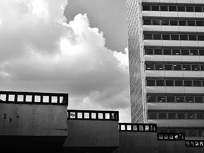 sky, lights, clouds, building thumbnail