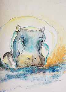 hippo painting thumbnail