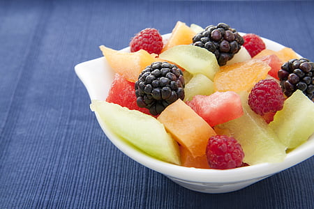 assorted-fruits on ceramic bowl thumbnail