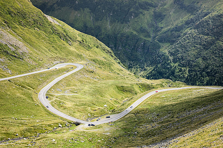 Winding Road in Romanian Mountains thumbnail