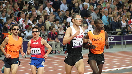 four men running in marathon thumbnail