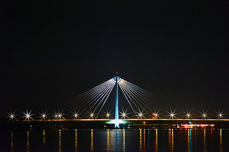 view of city lights during night thumbnail