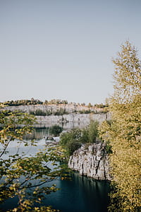 Zakrzówek reservoir, the old limestone quarry flooded with water thumbnail