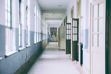 white and brown hallway thumbnail