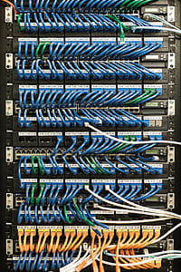 Server Room Cables Photo thumbnail