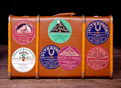 brown leather attache case thumbnail