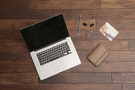 Overhead shot of laptop thumbnail