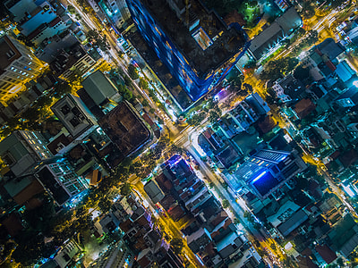 Top Down View of Saigon, Vietnam thumbnail