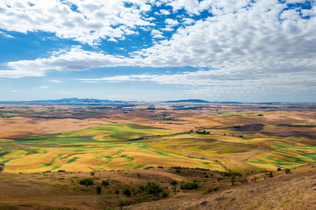 landscape photography of hill thumbnail
