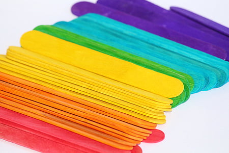 assorted-color wooden stick lot thumbnail