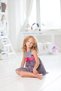 girl in ray crew-neck sleeveless dress outfit thumbnail