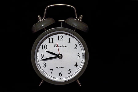 grey and white alarm clock at 10:43 thumbnail