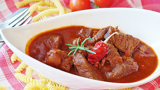 meat with sauce on plate thumbnail