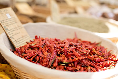 white bowl full of red chili peppers thumbnail