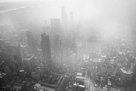 aerial photography of New York cityscape thumbnail