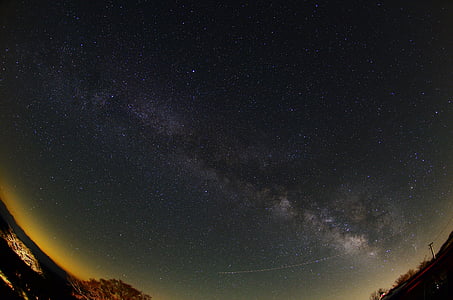 Milky Way Galaxy sky at nighttime thumbnail