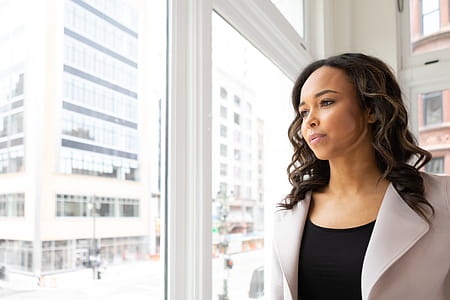 Woman Looking At The Window thumbnail