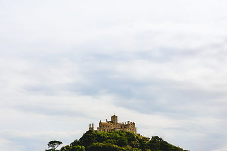 brown concrete castle under white sky thumbnail