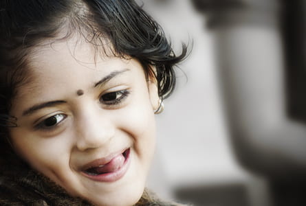 girl showing her tongue thumbnail