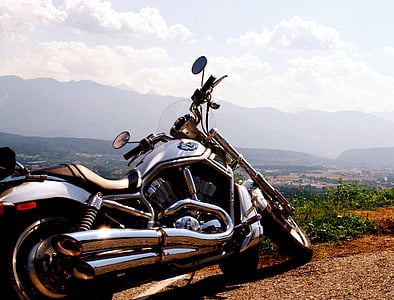 white motorcycle outdoor thumbnail