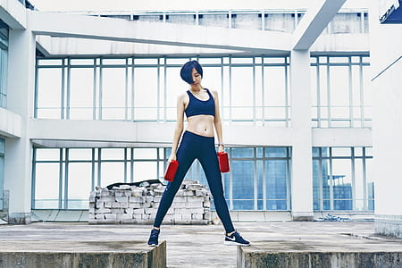 woman standing on elevated pavement thumbnail