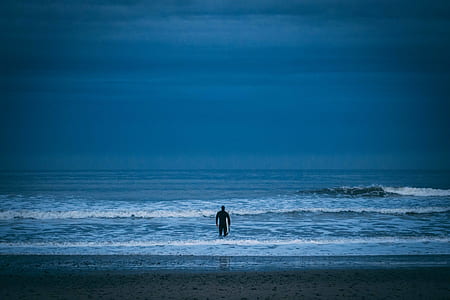 person swimming on ocean thumbnail