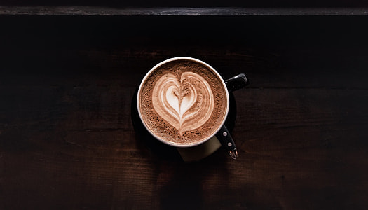 black and  white ceramic coffee mug thumbnail