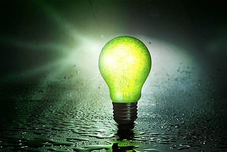 green incandescent bulb thumbnail