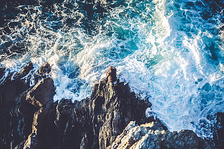 aerial view of seashore thumbnail