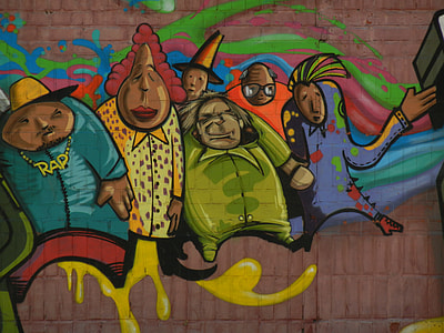 Graffiti on wall thumbnail