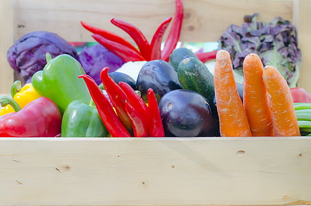 carrots, Chili pepper and tomatoes thumbnail