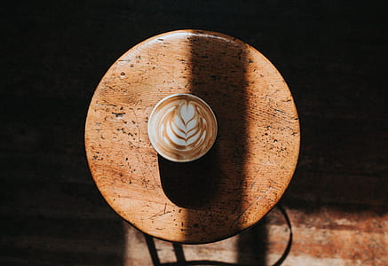 white ceramic mug with cappuccino thumbnail