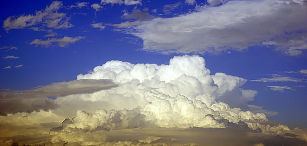 white clouds under blue sky thumbnail