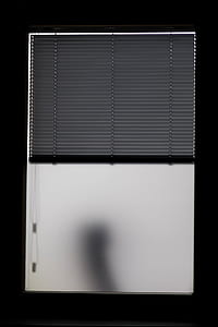 black window blind thumbnail