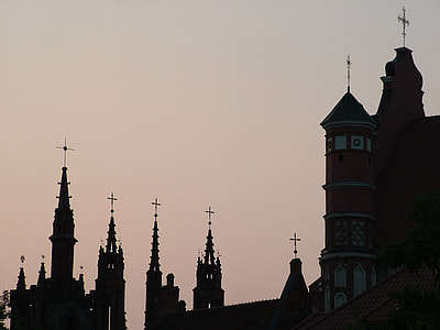 silhouette of cathedral during daytime thumbnail