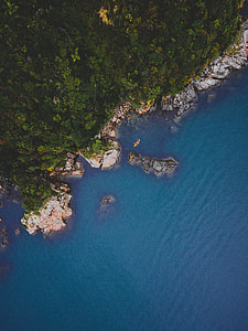 aerial photo of island near body of wate thumbnail