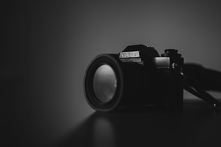 grayscale photo of Yashica camera thumbnail